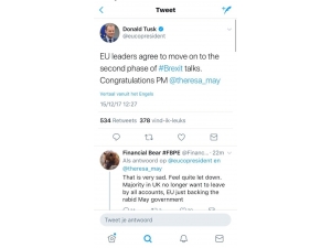 Ab Konseyi Başkanı Tusk: “Ab Liderleri Brexit Müzakerelerinde İkinci Aşamaya Geçmeyi Kabul Etti"