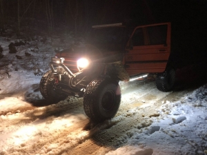 Yağan Karın Tadını Arazi Araçları İle Çıkartıyorlar