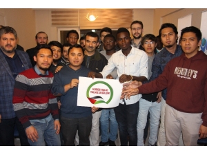 Yabancı Öğrencilerden, Türkiye’ye ‘Kudüs’ Teşekkürü