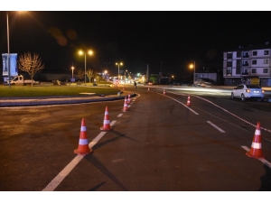 Kavşakta Çalışmalar Tamamlandı