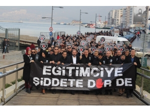 Eğitimciler Şiddete Karşı Yürüdü