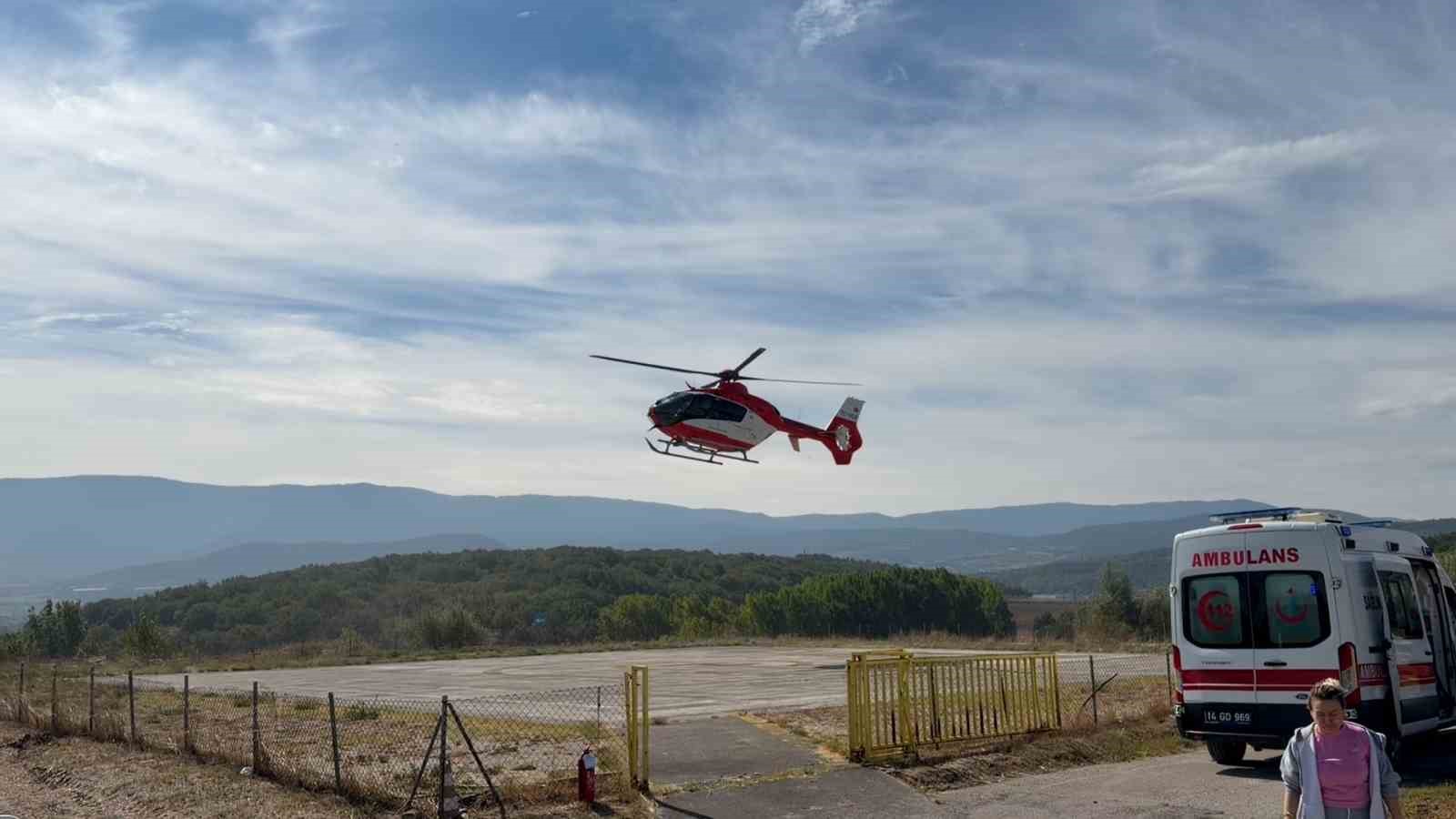 bolu-da-ambulans-helikopter-cocuk-icin-seferber-oldu