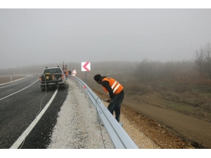 Başkan Yalçın, Ahi Dağı Yolundaki Çalışmaları İnceledi