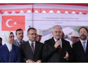 Başbakan Yıldırım, Dakka Büyükelçiliği Temel Atma Törenine Katıldı