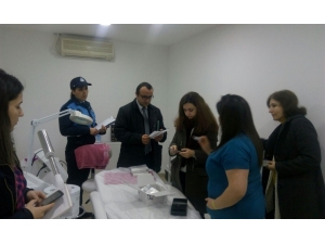 Zabıta Ve Sağlık Müdürlüğü Ekiplerinden Güzellik Salonu Denetimi