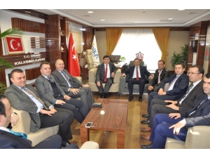 Gap Başkanı İle Kaymakamlar Dika’yı Ziyaret Etti