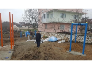 Pazaryeri’nde Çocuklar İçin Park Çalışmaları Devam Ediyor