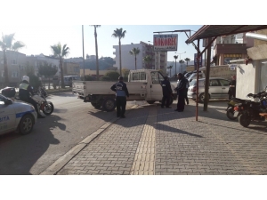 Mut’ta Kaldırım İşgaline İzin Yok