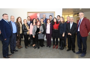 Efeler Chp Yönetiminden Başkan Çerçioğlu’na Ziyaret