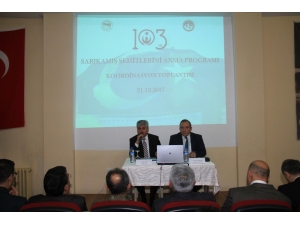 Sarıkamış Şehitlerini Anma Etkinliği Hazırlıkları