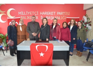Mhp Balıkesir Kadın Kolları Başkanlığı’na Dereli Atandı