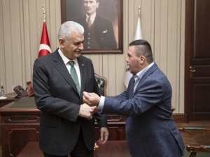 Başbakan Yıldırım, Down Sendromlu Filistinli Genci Kabul Etti