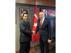 Arakan Ulusal Demokratik Partisi Başkanı Myint, Tbmm’de