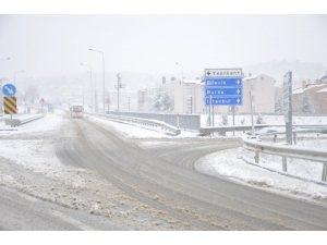 Bozüyük’te Kar Yağışı Etkili Oldu