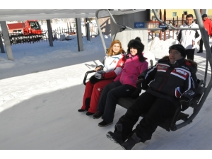 Kayak Severlerden Sarıkamış’a Yoğun İlgi