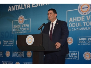 Aesob, Ahde Vefa Ödül Töreni’nde Oda Başkanlarını Ödüllendirdi