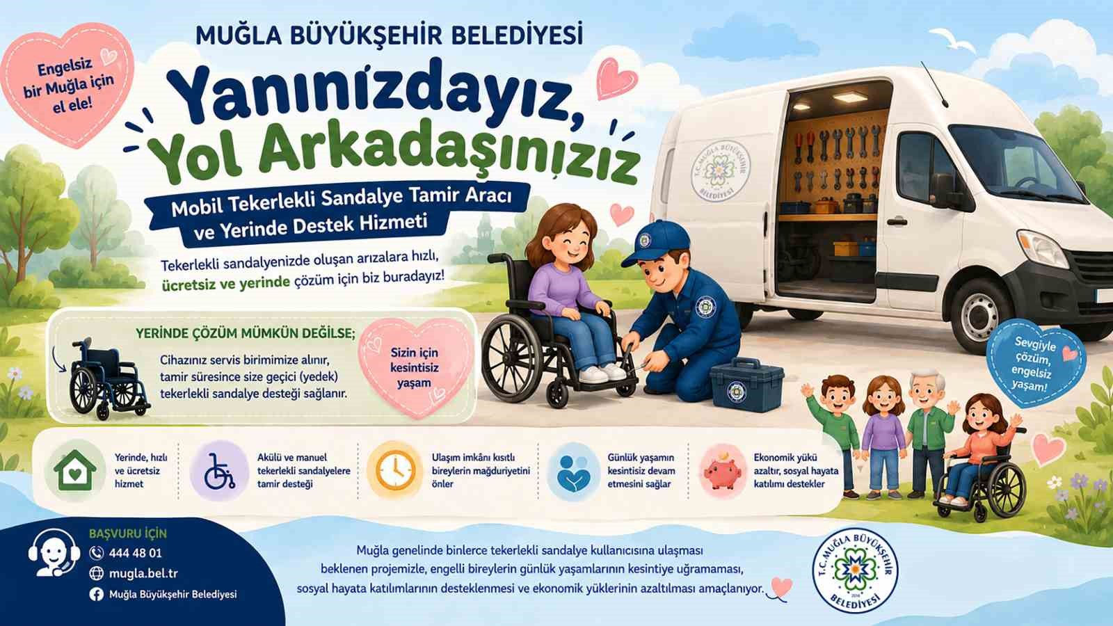 mobil-tekerlekli-sandalye-tamir-araci-engelsiz-mugla-icin-yollarda