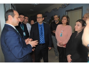 Gaziantep Sağlık Müdürü Hastaneleri İnceledi