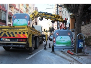 İzmit Belediyesi’nden İlçenin 50 Noktasına Yeni Çöp Konteyneri