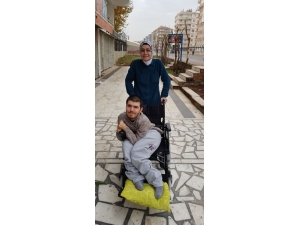 Mardin’deki Spl Hastasına, Diyarbakır’dan Akülü Sandalye
