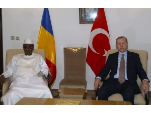 Cumhurbaşkanı Erdoğan, Çad Cumhurbaşkanı İdris Debi İle Bir Araya Geldi