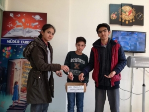 Çavdarhisar Ortaokulu’nda Atık Pil Toplama Kampanyası