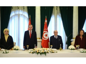 Cumhurbaşkanı Erdoğan’a Tunus’ta Devlet Nişanı Takdim Edildi