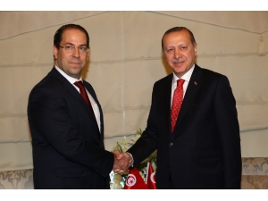 Cumhurbaşkanı Erdoğan, Tunus Başbakanı Şahid’i Kabul Etti