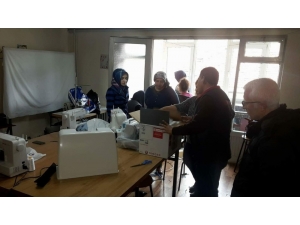 Şaphane Halk Eğitim Merkezi’ne Malzeme Desteği