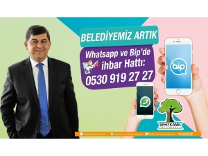 Şehitkamil Belediyesi Artık Whatsapp Ve Bip’te