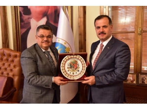 Başkan Yağcı Ve Orman İşletme Bursa Bölge Müdürü Akın Bir Araya Geldi