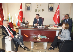 Ak Parti’li Savaş, Mhp’yi Ziyaret Etti