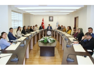 Rektör Karacoşkun İdari Birimlere Bir Araya Geldi
