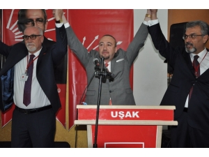 Chp’nin Uşak 36. Olağan İl Kongresi Yapıldı