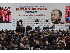 Erdoğan: "Türkiye Büyüdükçe Maruz Kaldığımız Tehditlerin Çapı Da Büyüyor"