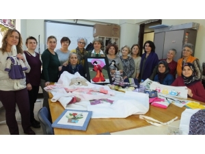 Balıkesir’de Kursiyer Kadınlar Kırkyama Yarışmalarına Katılacaklar