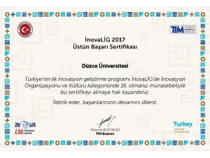 Düzce Üniversitesi Ve Düzce Teknopark’tan İnovalig Başarısı