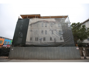 Alicanlar Konağı’nın Dış Cephesi Kaplanıyor