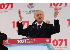 Mhp Lideri Bahçeli Adana’da
