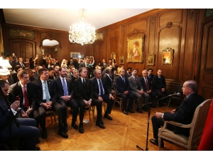 Cumhurbaşkanı Erdoğan, Türk Toplumu Temsilcilerini Kabul Etti