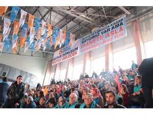 Ak Parti Nevşehir İl Kongresinde Dikkat Çeken Pankart