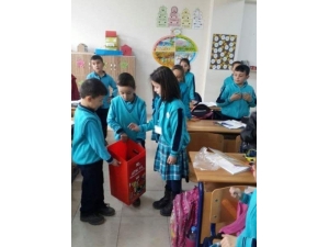 Aslanapa İlokulunda Atık Pil Toplama Kampanyası