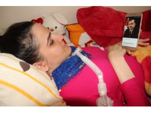 3 Makineyle Hayata Tutunuyor, Tek Hayali Cumhurbaşkanı Erdoğan’ı Görmek