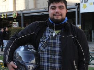 Motosikletçiye Yaz Kış Fark Etmiyor