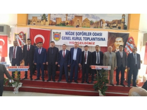Niğde Şoförler Odasının Yeni Başkanı Kızıltan Oldu