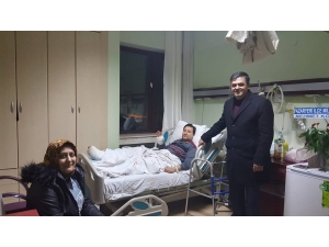 Başkan Yalçın’dan Hasta Ziyaretleri