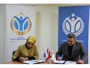 Türk Kızılay’ı Eskişehir Kan Bağış Merkezi İle Bilecik İl Milli Eğitim Müdürlüğü Protokol İmzaladı
