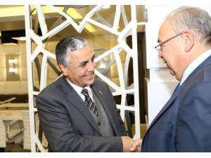 Başkan Kutlu Chp Heyetini Kabul Etti