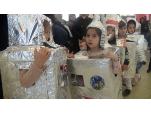 Anaokulu Öğrencilerinden Bilim Sanat Sergisi