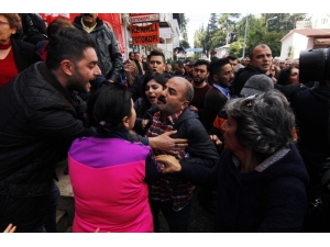 Antalya’da Chp’nin Devir Teslim Töreninde Arbede